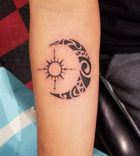 moon tattoo tribal